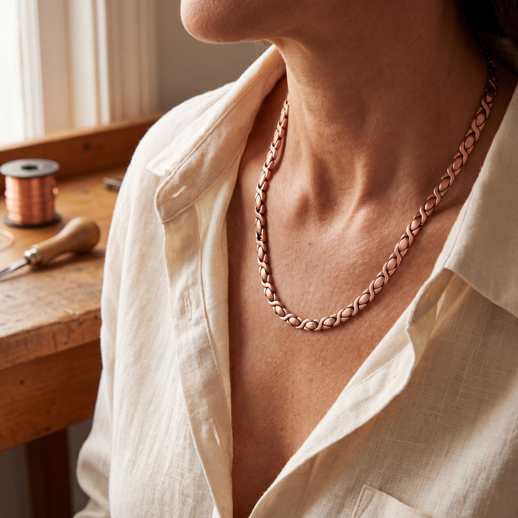Nora's Ceder Koperen Ketting
