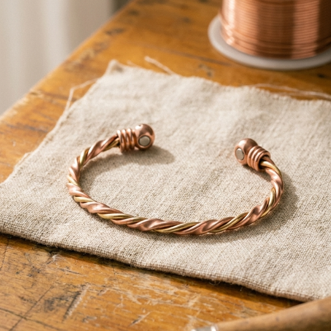 Nora's Rivier Koperen Armband