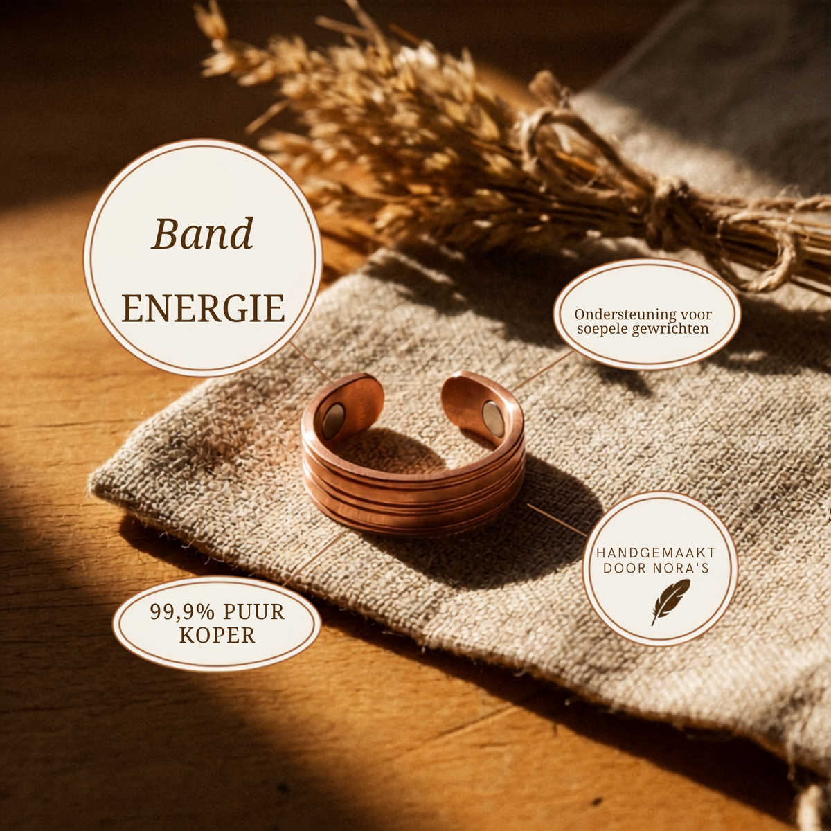 Nora's Koperen Bandring