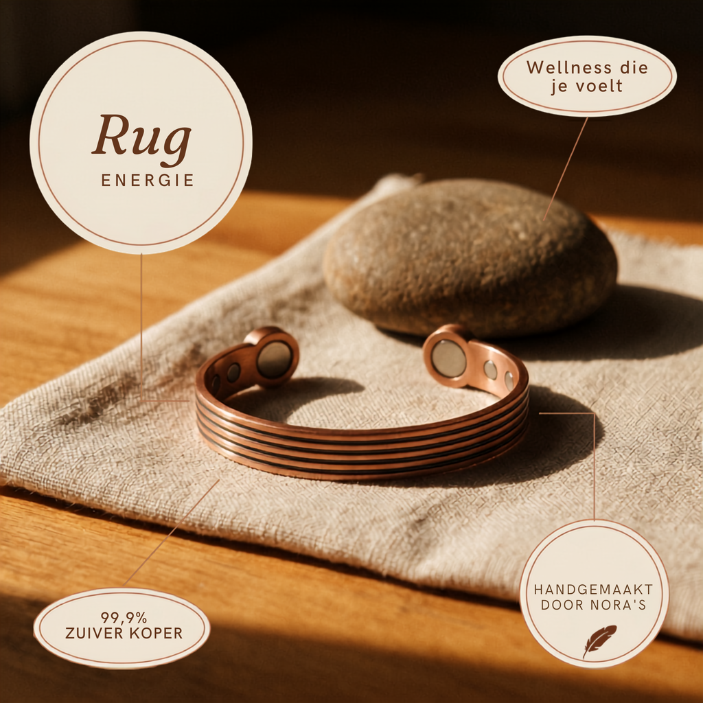 Nora's Bergkam Koperen Armband