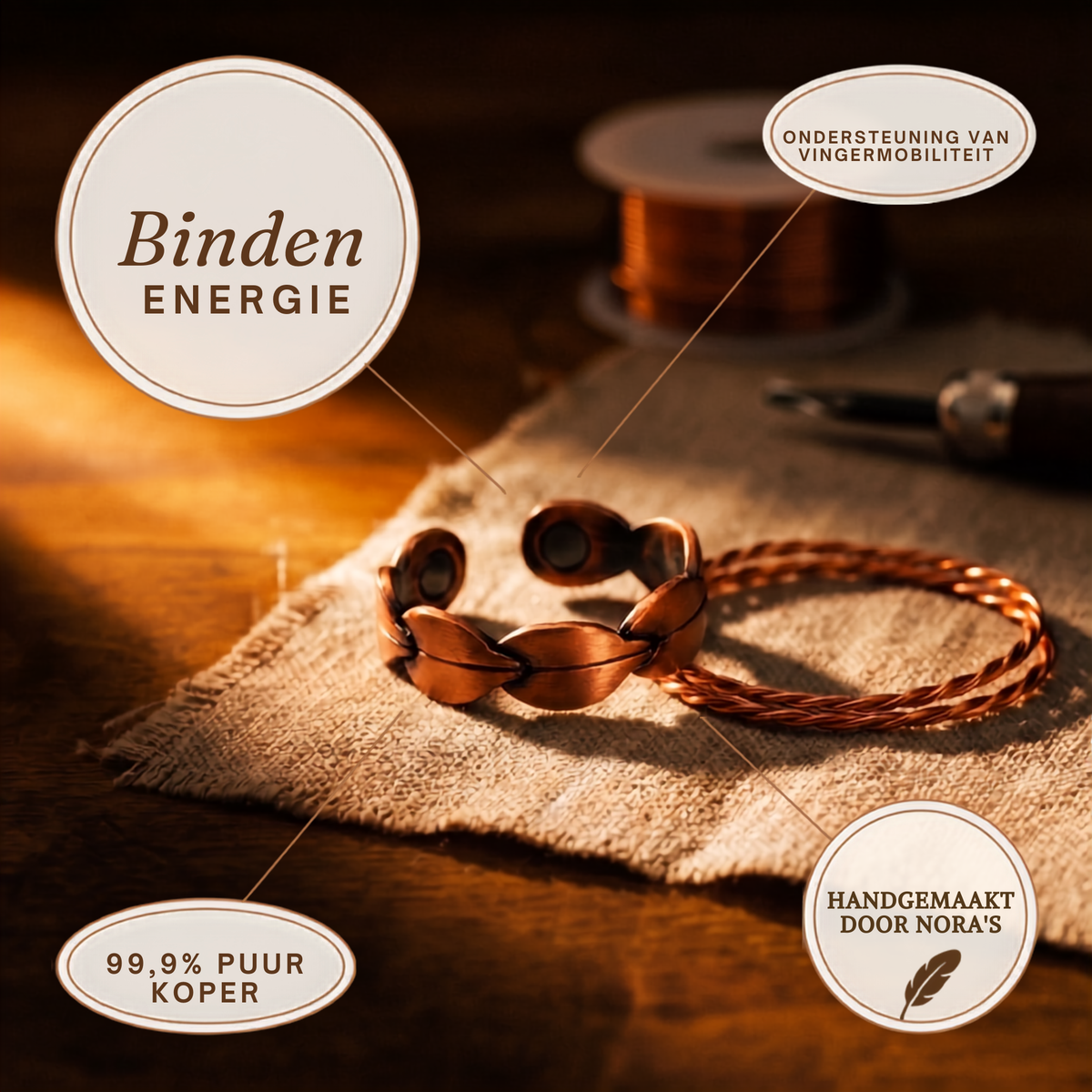 Nora's Koperen Bindring