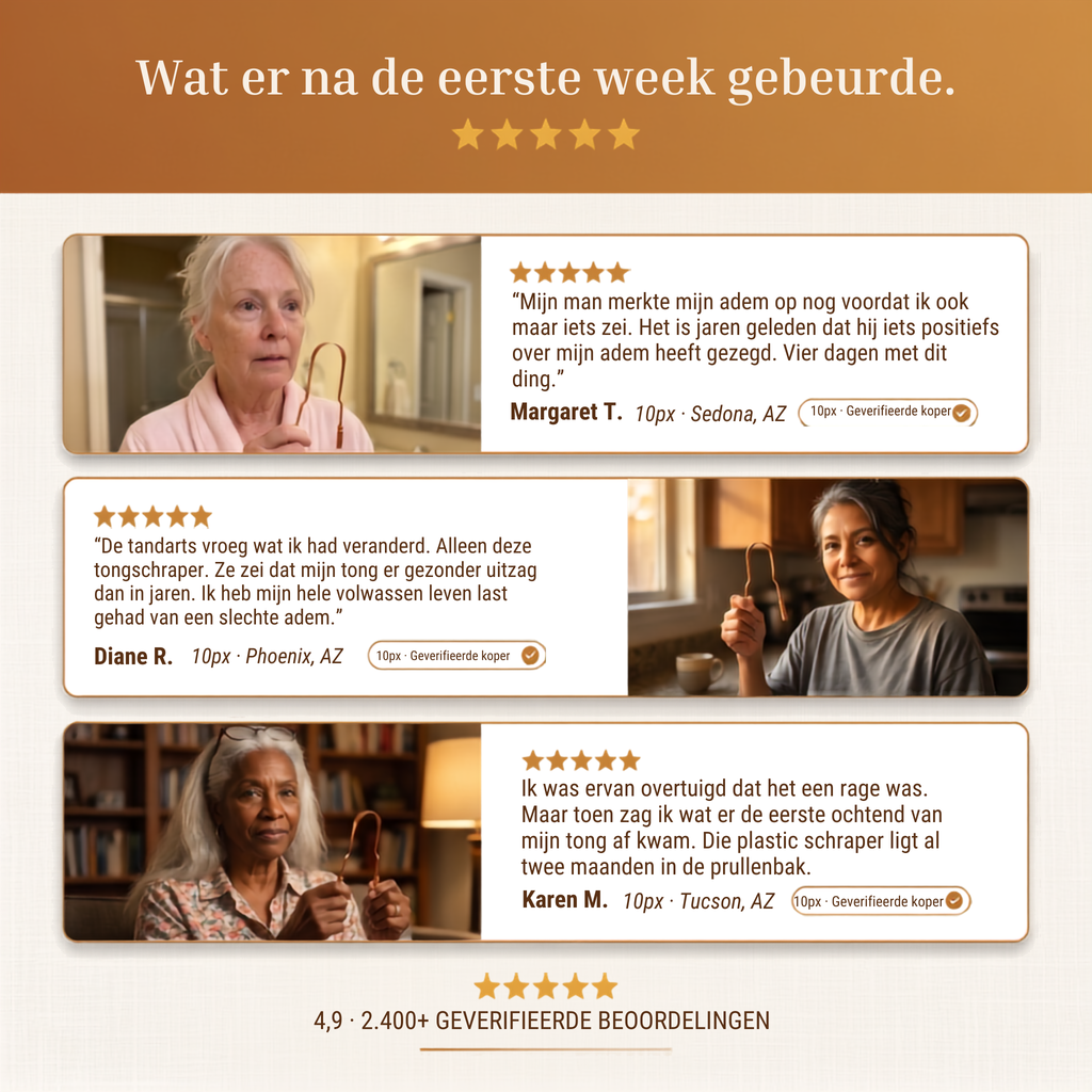 Nora's Koperen Tongschraper