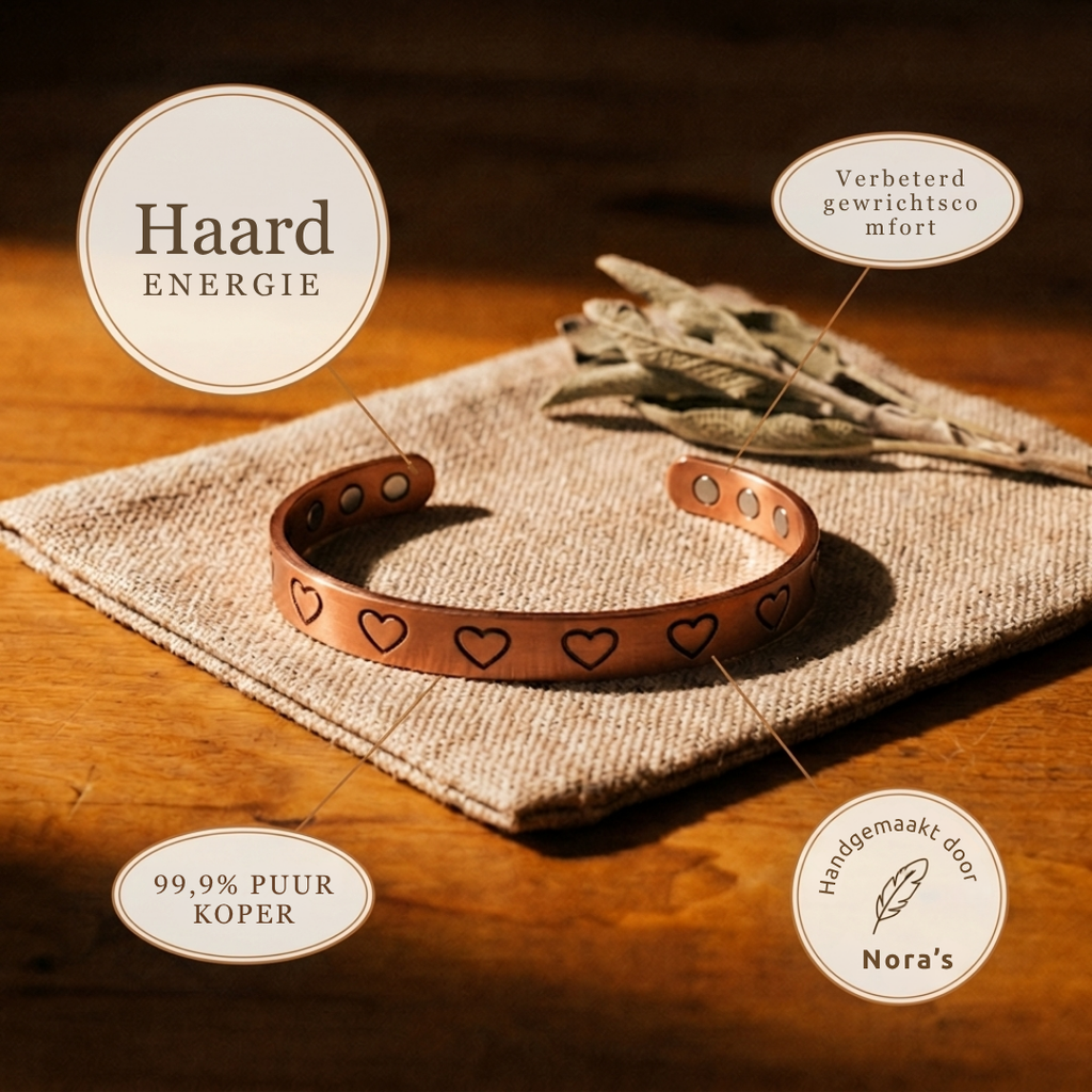 Nora's Haard Koperen Armband