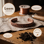 Nora's Leem Koperen Armband