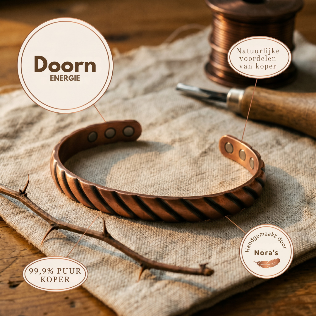 Nora's Doorn Koperen Armband
