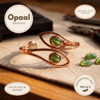 Nora's Opaal Koperen Armband