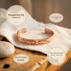 Nora's Schijnsel Koperen Armband