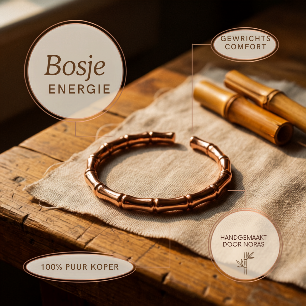 Nora's Lariks Koperen Armband