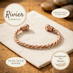 Nora's Rivier Koperen Armband
