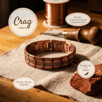 Nora's Rots Koperen Armband