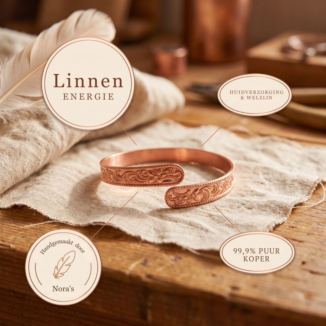 Nora's Heide Koperen Armband