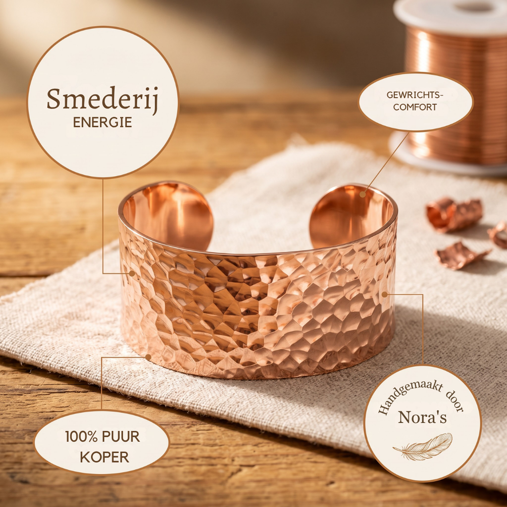 Nora's Smederij Koperen Armband
