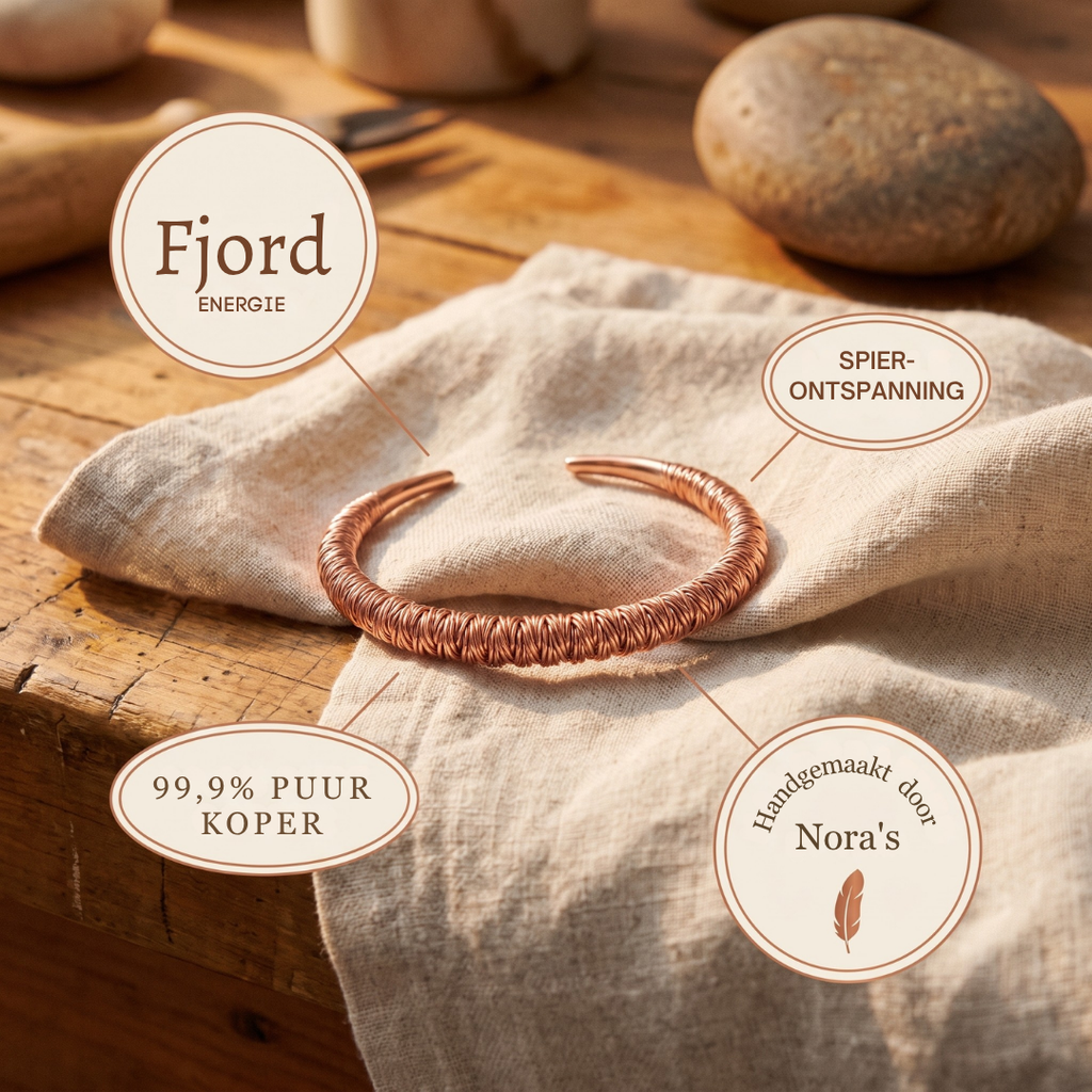 Nora's Fjord Koperen Armband