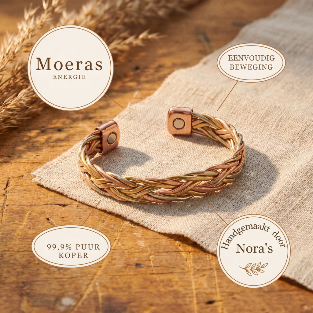 Nora's Wad Koperen Armband