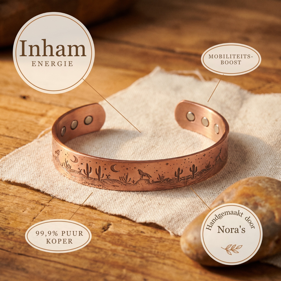 Nora's Inham Koperen Armband