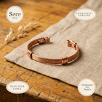 Nora's Stilte Koperen Armband