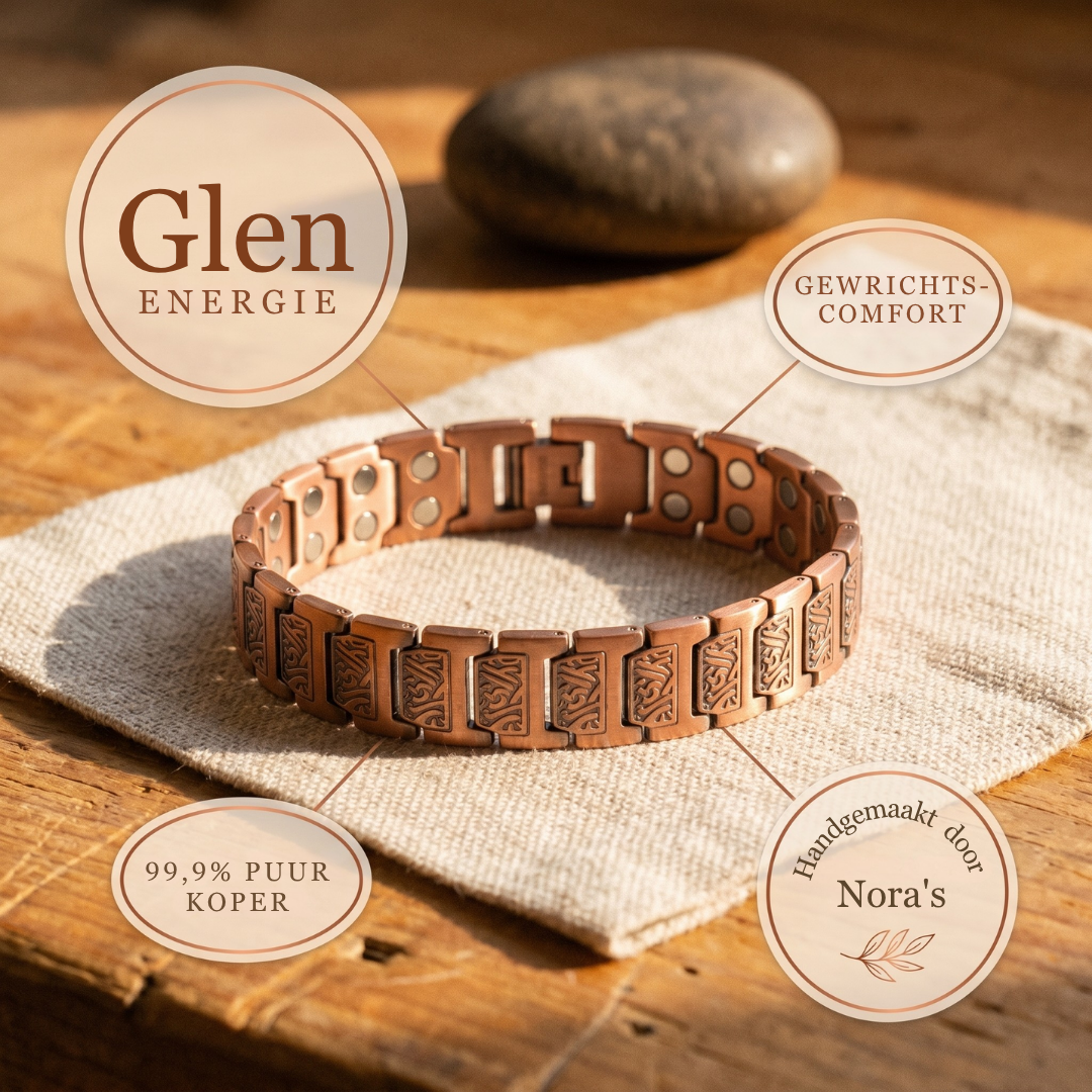 Nora's Vallei Koperen Herenarmband