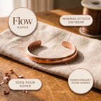 Nora's Stroming Koperen Armband