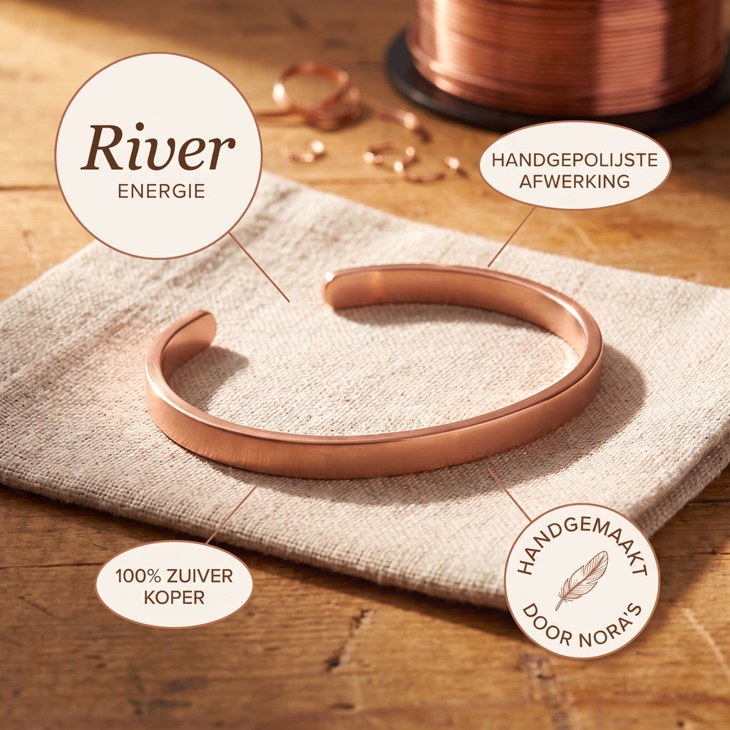 Nora's Beek Koperen Armband