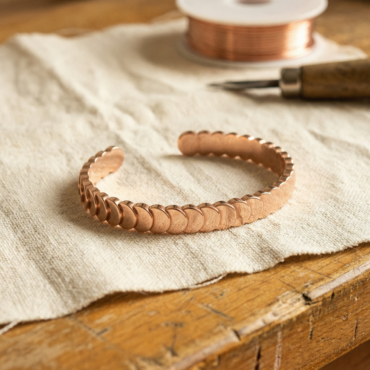 Nora's Branding Koperen Armband