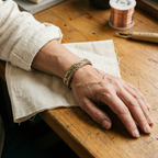 Nora's Vlecht Koperen Armband