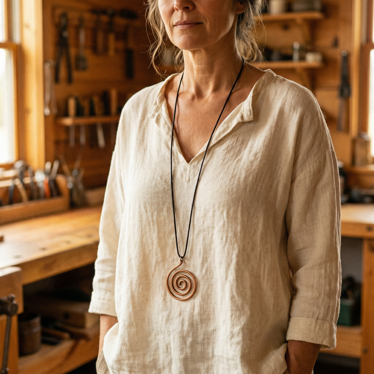 Nora's Tafelberg Koperen Ketting