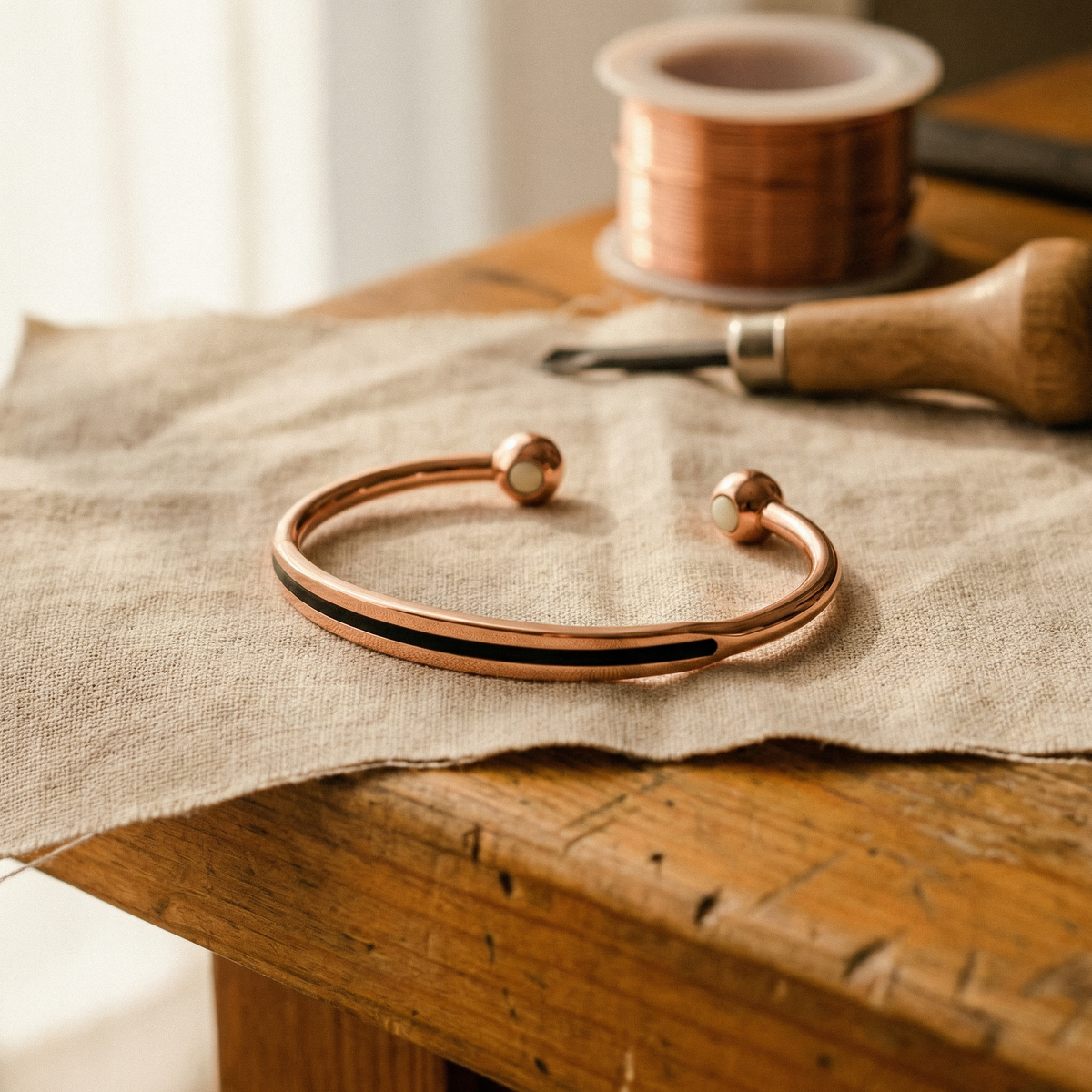Nora's Ader Koperen Armband