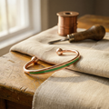 Nora's Jade Koperen Armband
