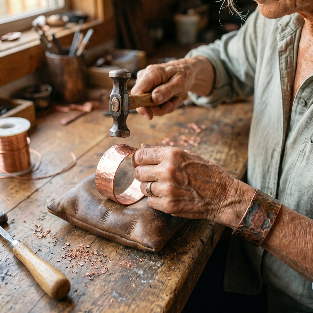 Nora's Aambeeld Koperen Armband