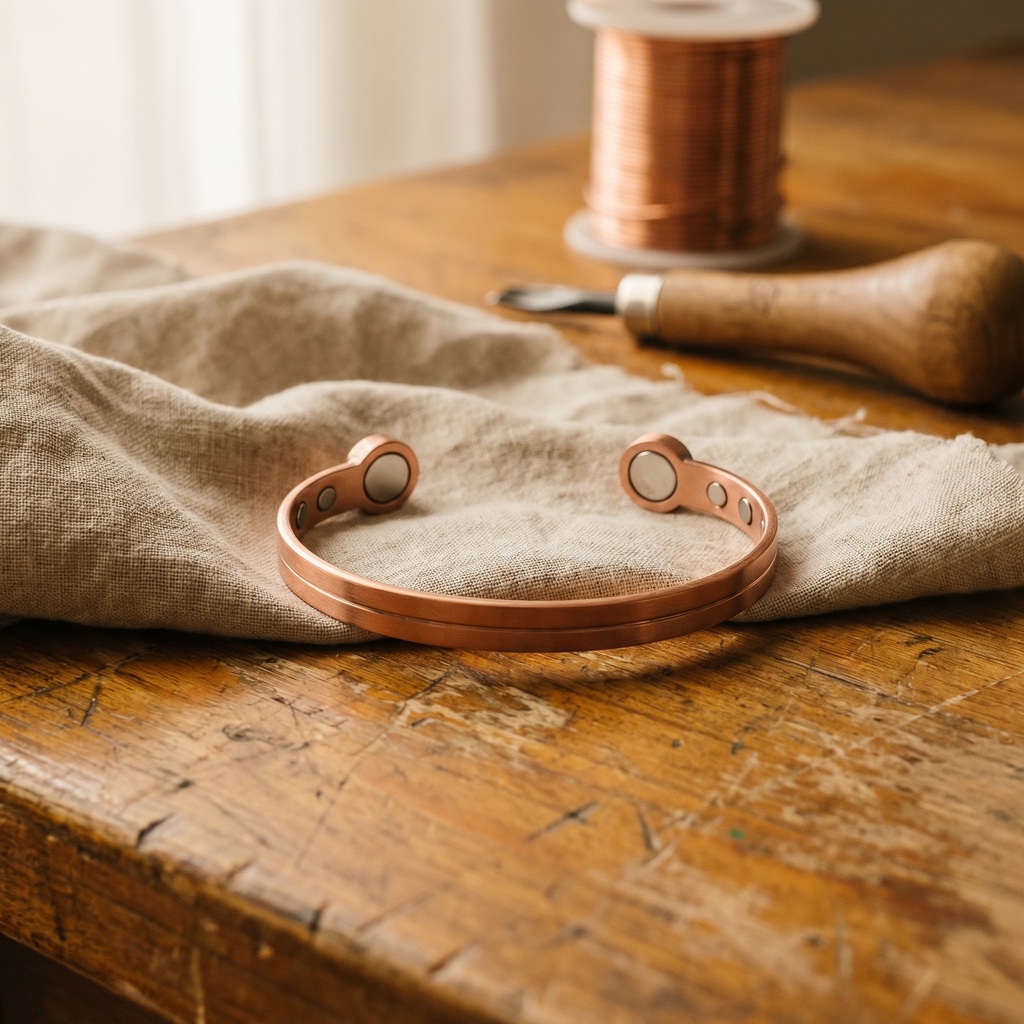 Nora's Lont Koperen Armband