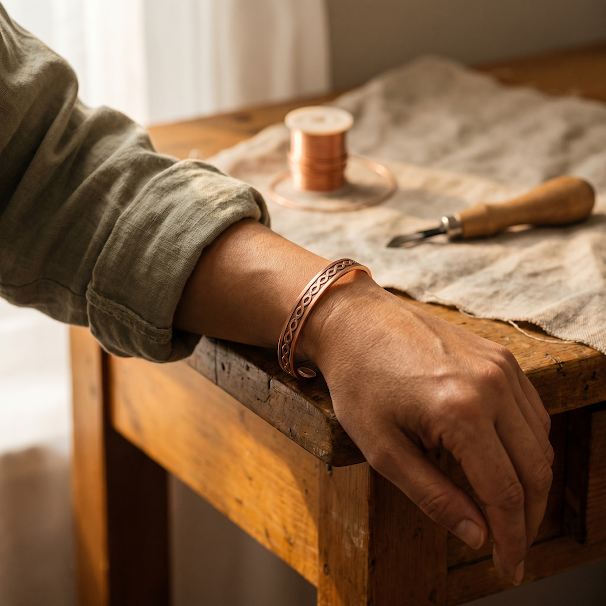 Nora's Kolk Koperen Armband