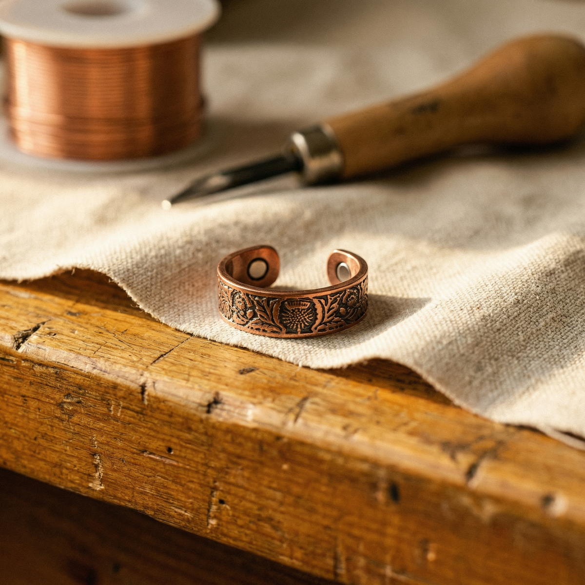 Nora's Koperen Stamring