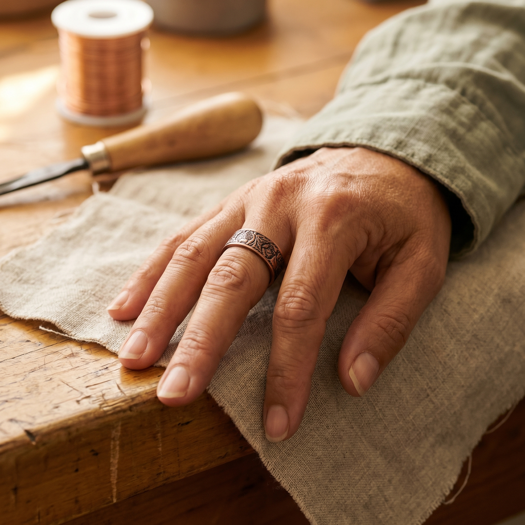 Nora's Koperen Stamring