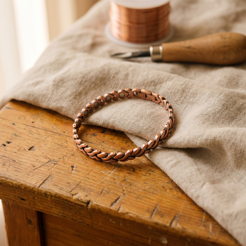 Nora's Duin Koperen Enkelband