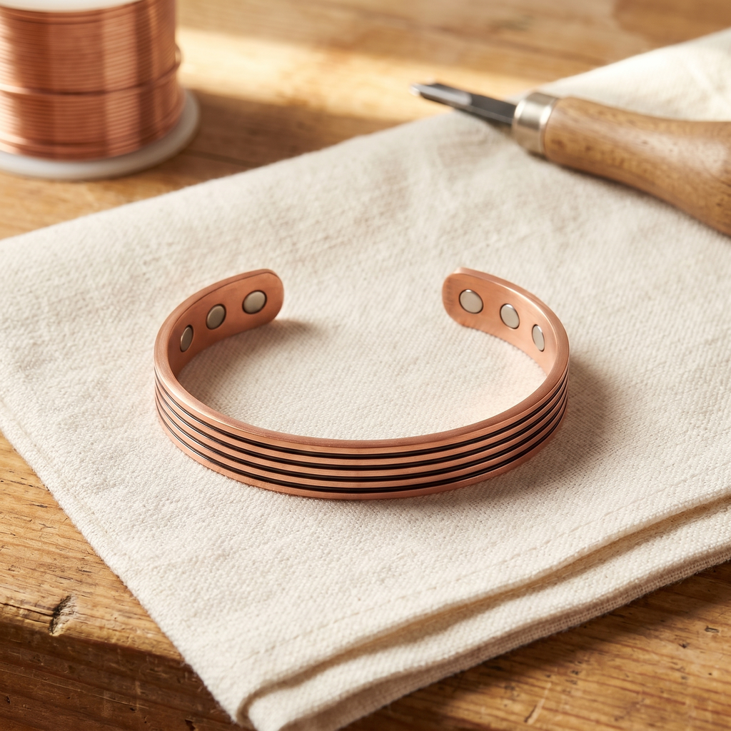 Nora's Salie Koperen Armband