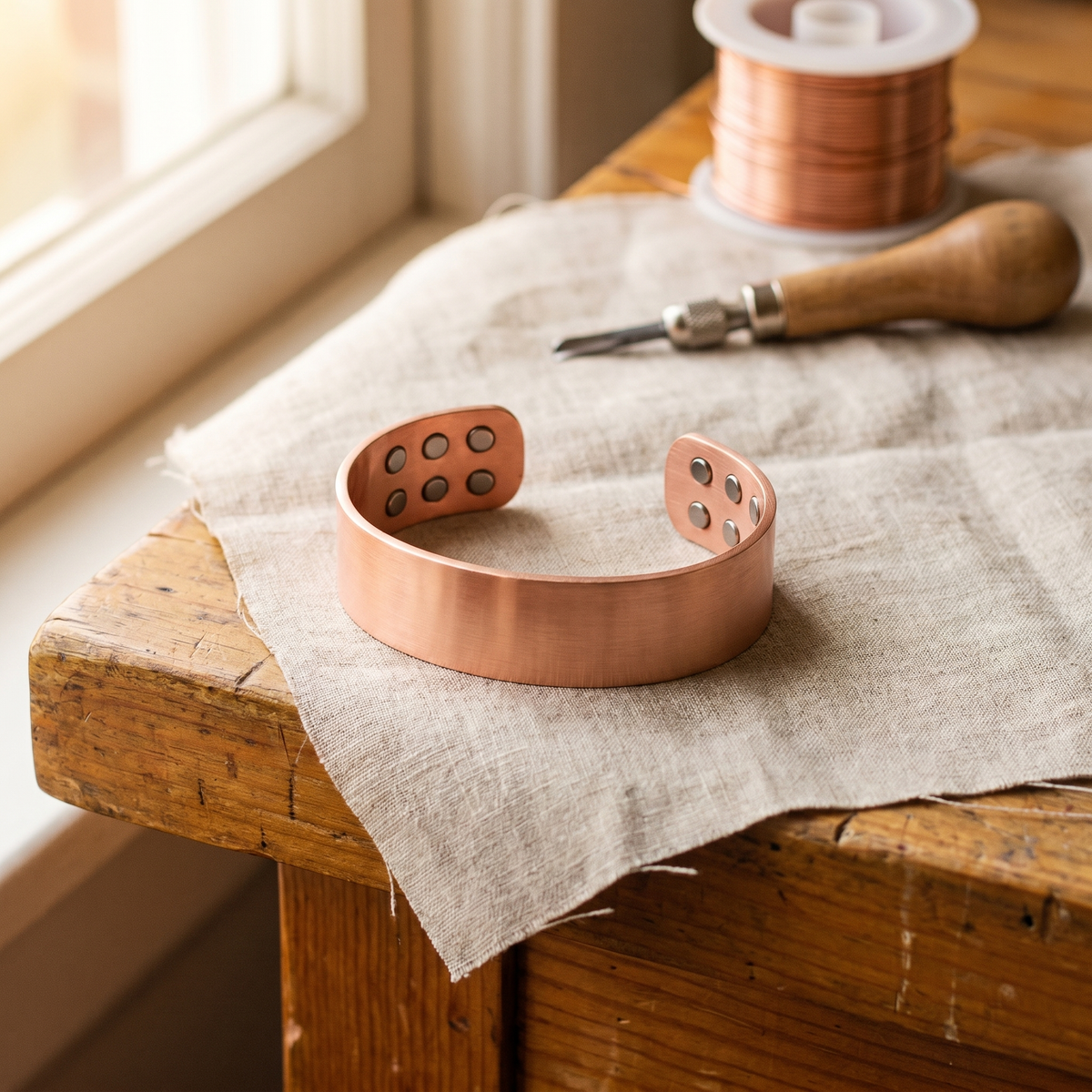Nora's Aambeeld Koperen Armband