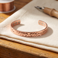 Nora's Schijnsel Koperen Armband