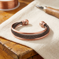 Nora's Steenstapel Koperen Armband