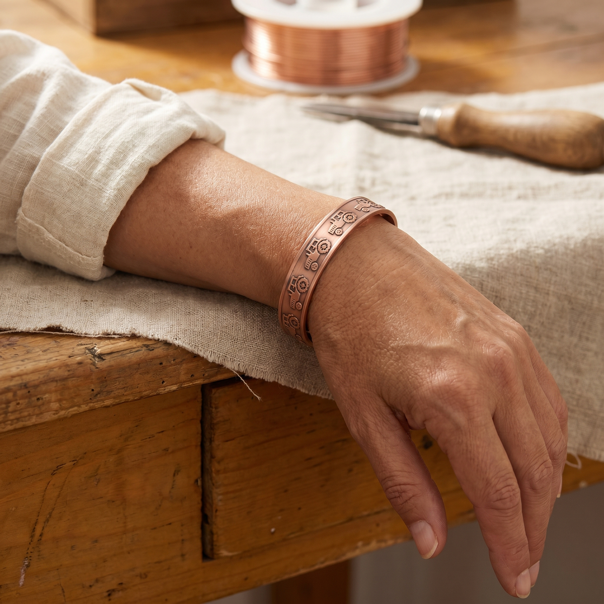 Nora's Helling Koperen Armband