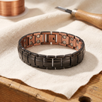 Nora's Oker Koperen Herenarmband