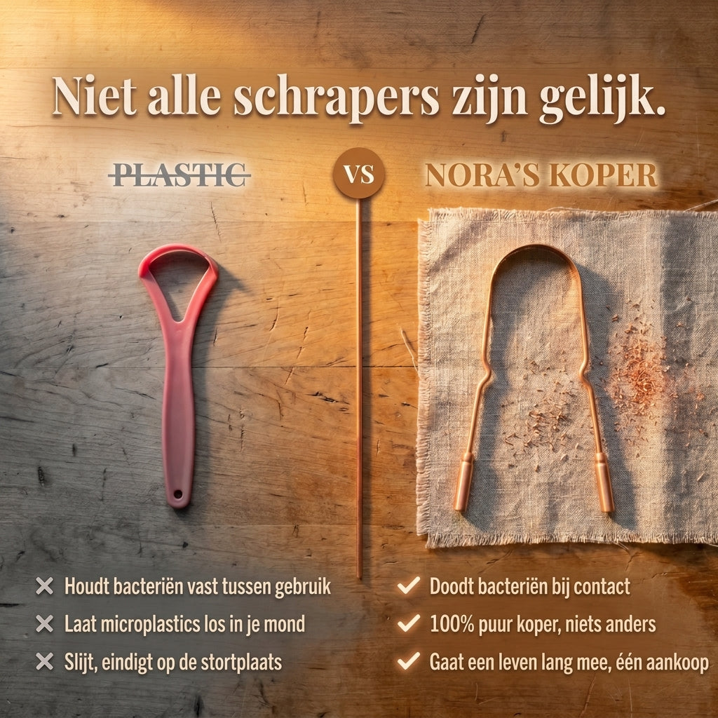 Nora's Koperen Tongschraper