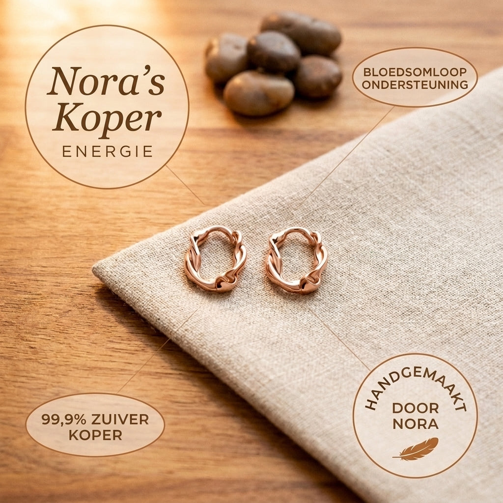Nora's Winterkoning Koperen Ringoorbellen