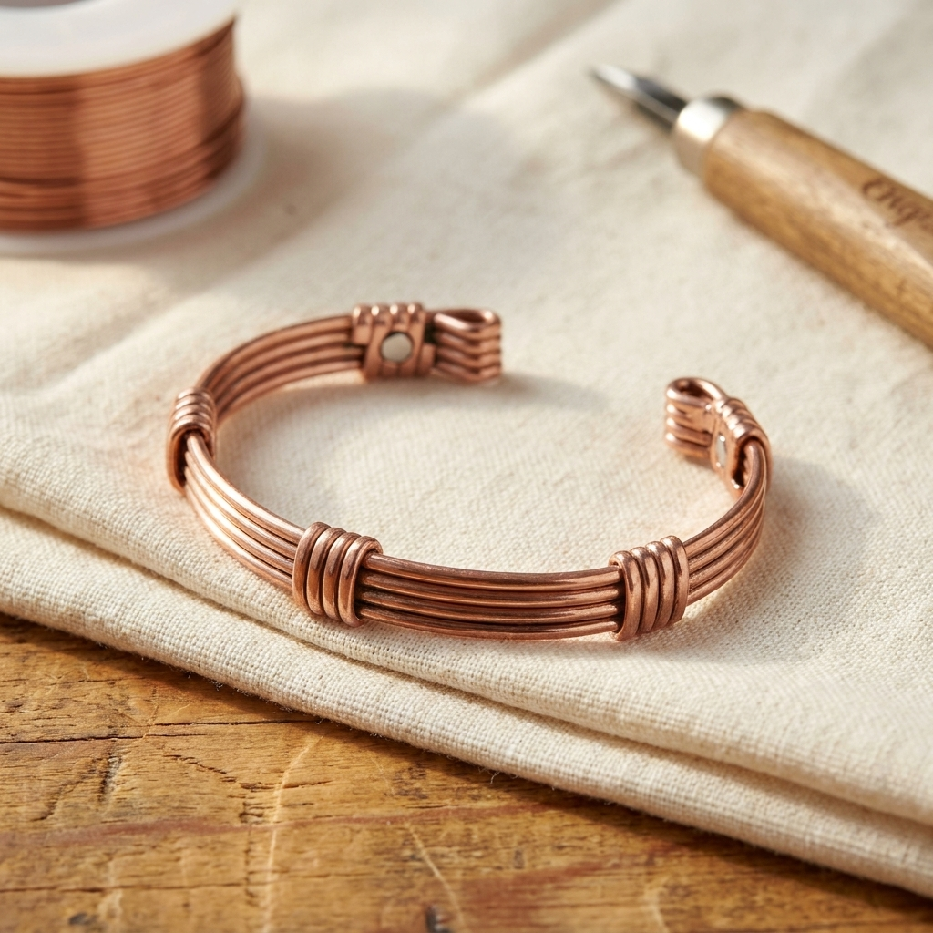 Nora's Stilte Koperen Armband