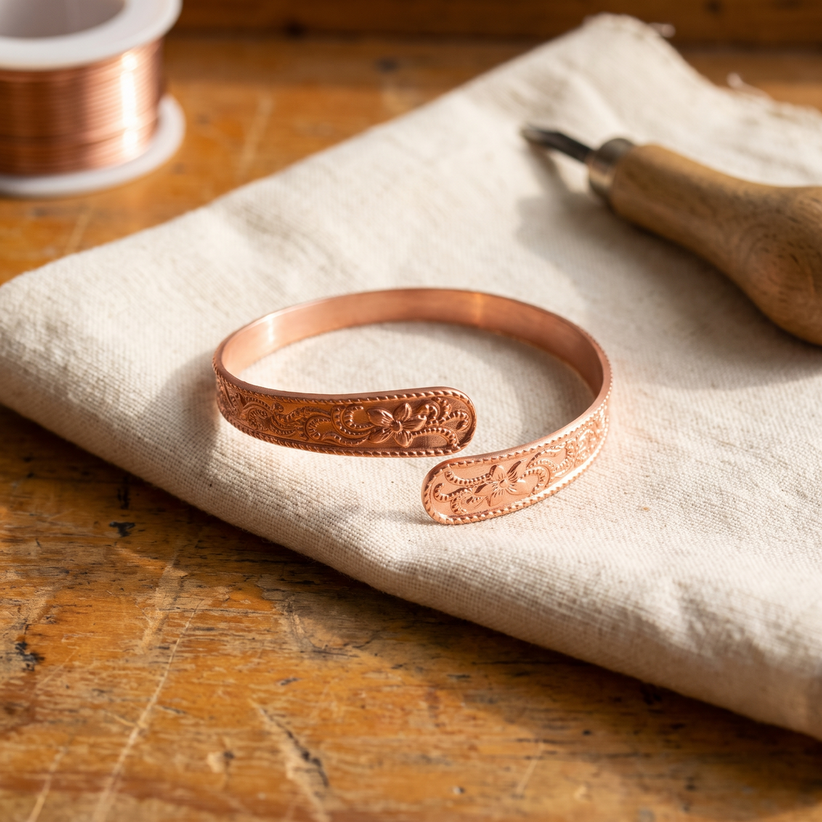 Nora's Heide Koperen Armband