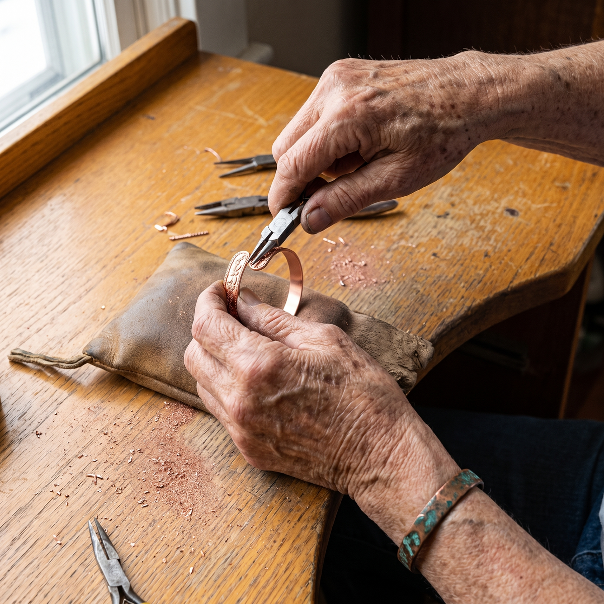 Nora's Heide Koperen Armband