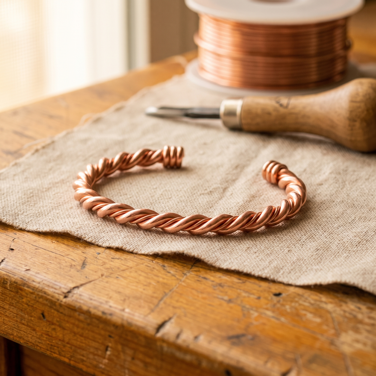 Nora's Tensor Koperen Armband