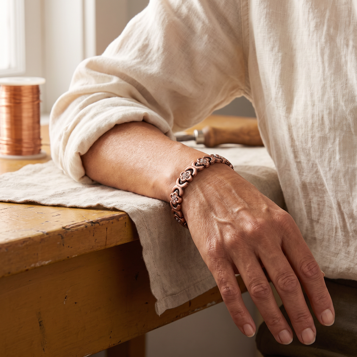 Nora's Kiel Koperen Armband