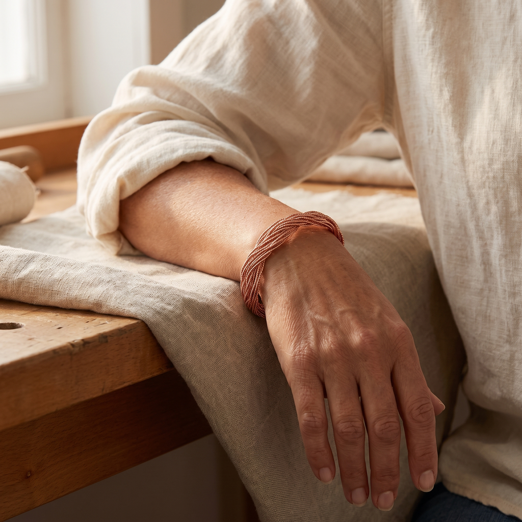 Nora's Vink Koperen Armband