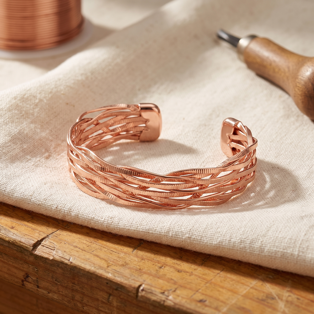 Nora's Sliert Koperen Armband