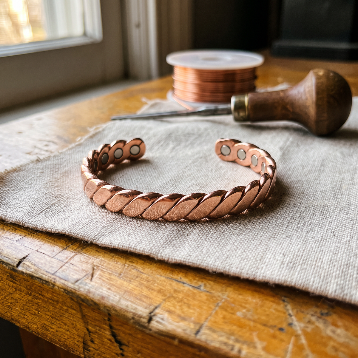 Nora's Tak Koperen Armband